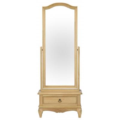 Cannes Floor Mirror & Drawer
